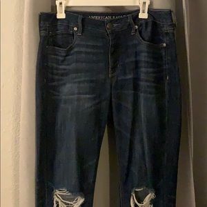 American Eagle Tomgirl Jeans Size 8 Long
